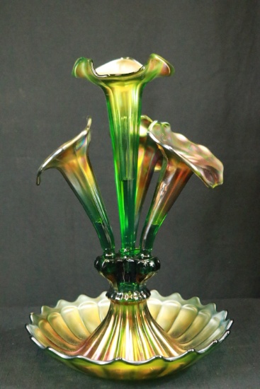 Carnival Glass Epergne