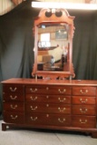 Mahogany Dresser With Mirror