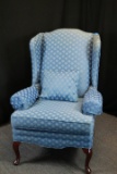 Blue Wingback Chair