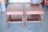 Pair of Cherry end Tables