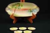 Nippon Tray With Condiment Plates