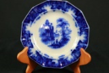 3 Assorted Pieces Of English Flow Blue China