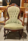 Victorian Walnut Rocking Chair