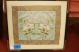 Asian Silk Framed Print