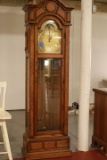 Molyneux Oak Case Grandfather Clock