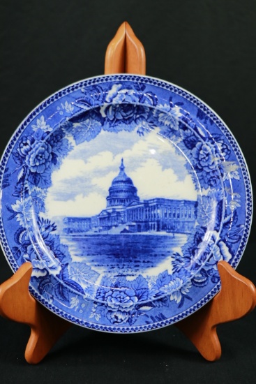 5 Wedgwood Blueware Plates
