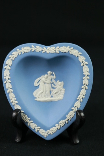 Pair Of Wedgwood Heart Plates