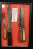 Original Russel Green River Knife & Fork Set