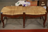 Woven Seat Bench