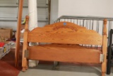 Oak Queen Size Bed