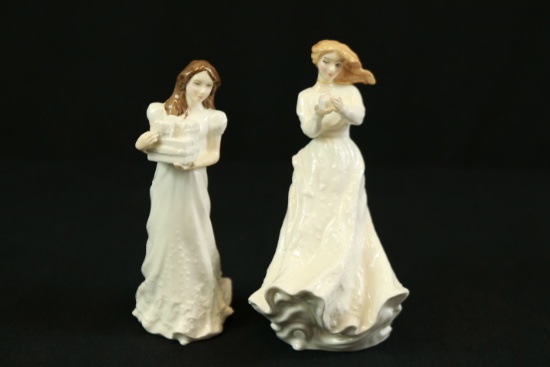 Royal Doulton "Thank You" & "Christmas Parcels" Figurines