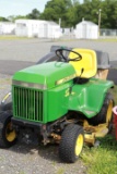 John Deere Riding Mower With Bagger Attachment