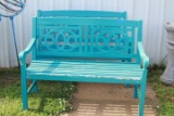 2 Painted Wood Benches