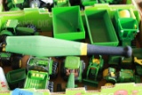 Box of John Deere Toys