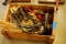 Wood Box With Assorted Tools