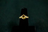 Gold over Sterling Silver Citrine Ring