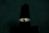 Gold Vermeill Ring with Alexandrite