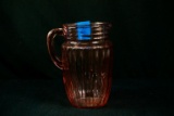 Pink Depression Glass Pitcher