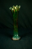 Carnival Glass Fluted Vase