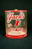 Jacks One Cent Cookie Display