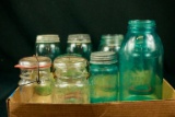 9 Assorted Canning Jars