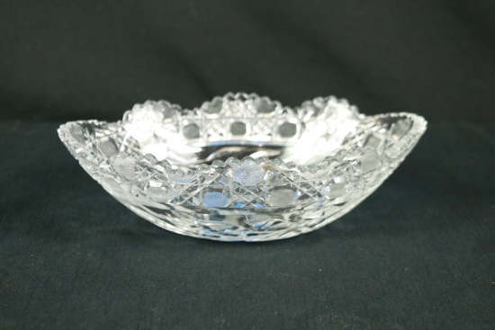 Etched Crystal Bowl