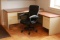 L-Shape Office Desk & Office Chair