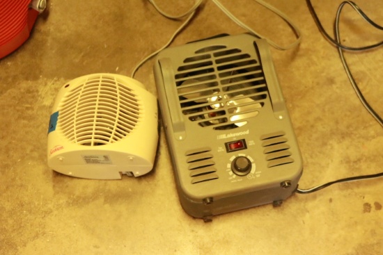 2 Small Electric Heaters