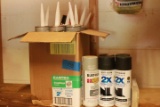 Box Of Floor Adhesive & Paint