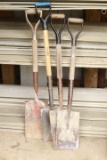 4 Spade Shovels