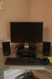 HP Computer With Monitor & Speakers