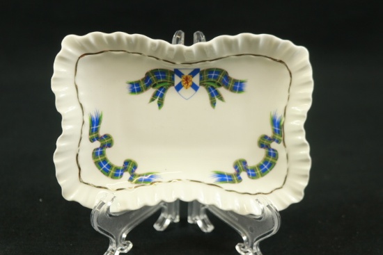 Adderly Bone China Tray "Nove Scotia Tartan"