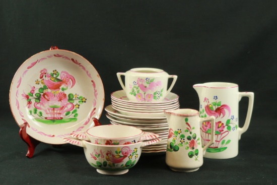 Assorted Pieces Of Chanticleer China