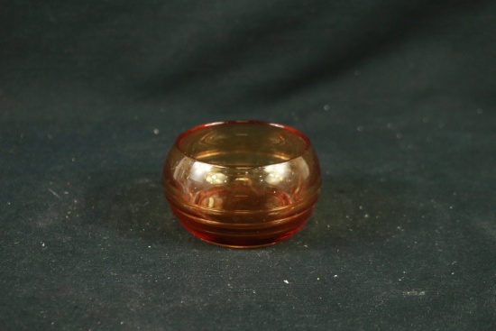 Amber Glass Bowl