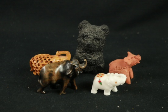5 Animal Figurines