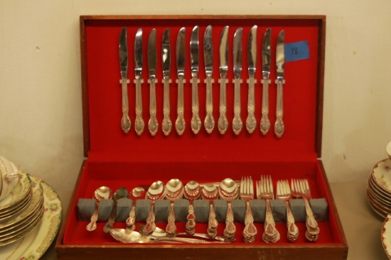Set Of Rogers & Son Silver Plated Flatware