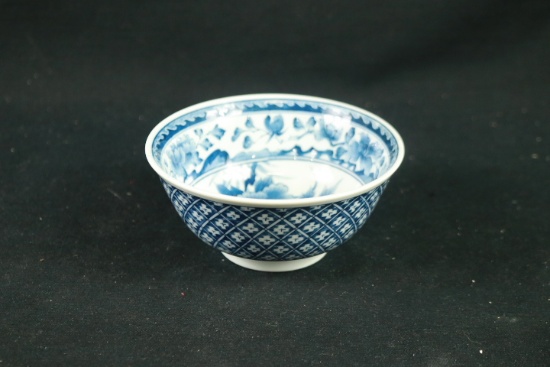 Asian Blueware Bowl
