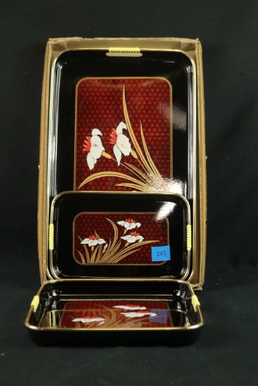 3 Piece Tray Set