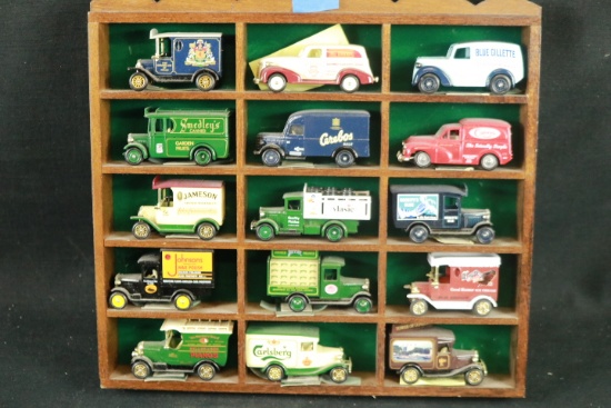 15 Model Trucks On Display