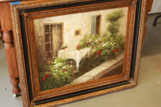 Framed Oil Painting