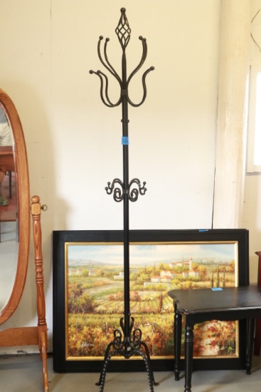 Wrought Iron Coat Rack