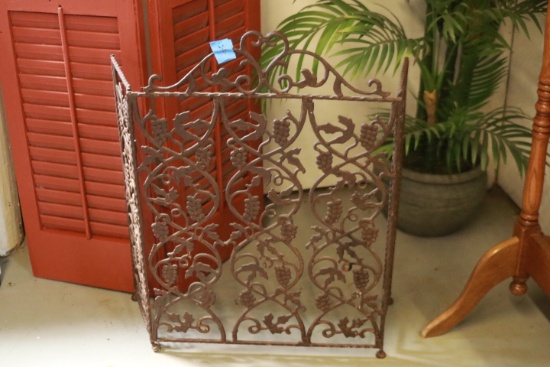 Cast Iron Fireplace Screen