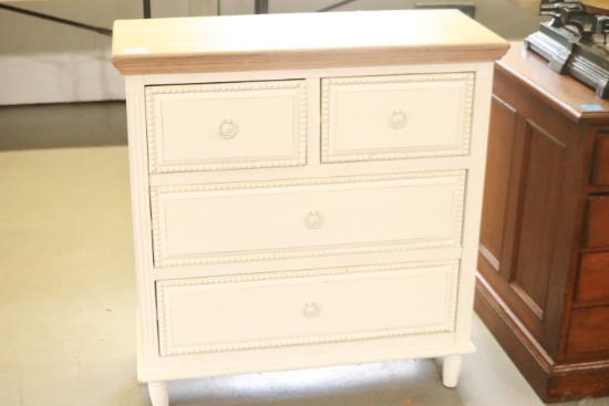White 2/2 Drawer Chest