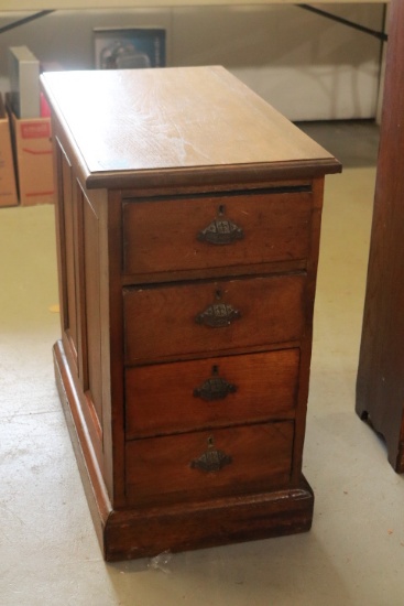 4 Drawer Wooden Cabinet