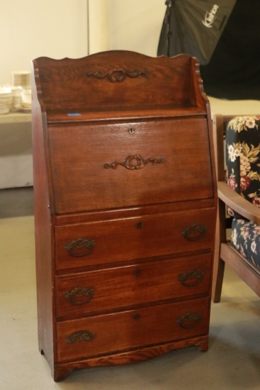 Oak Secretary Desk