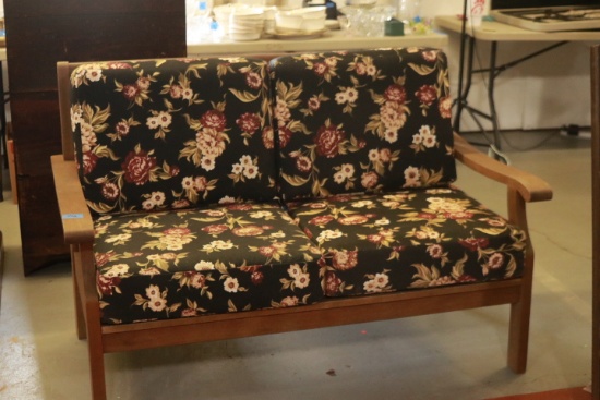 Teak Love Seat