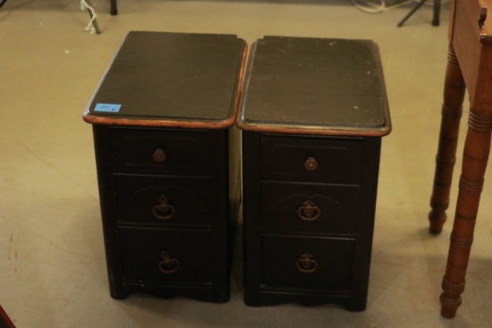 Pair Of 3 Drawer End Tables