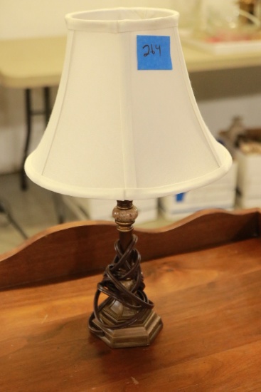 Lamp With Marble Accents