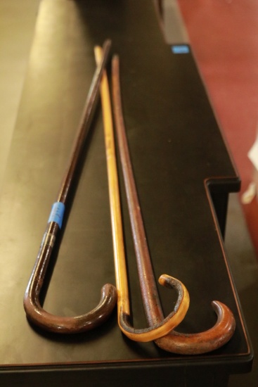3 Antique Canes