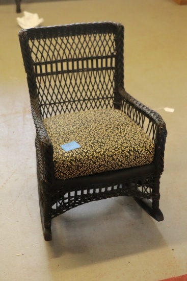 Child's Wicker Rocking Chair